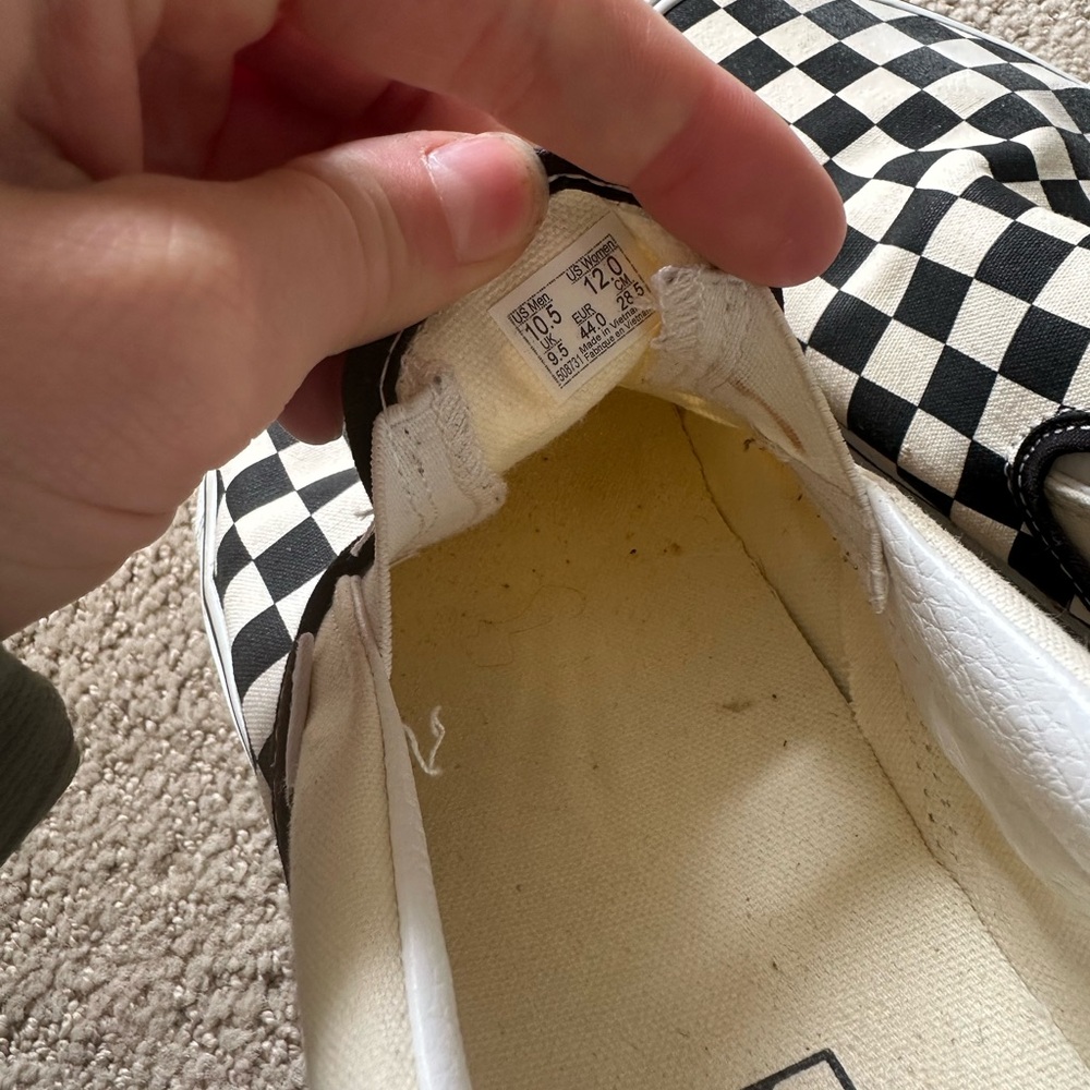 Vans Classic Slip-On sneakers checkerboard black cream - Picture 5 of 5